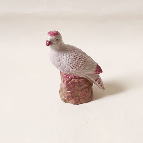Pink Stoneware Bird