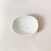 Stoneware Colander with Twisted Edge