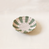 Woven Paper Rope Bowl Pale Pink & Green