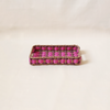 Woven Paper Rope Tray Pink & Purple