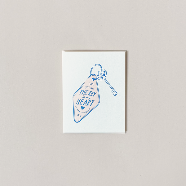 Key To My Heart Note Card