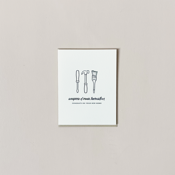 Mass Renovation Note Card