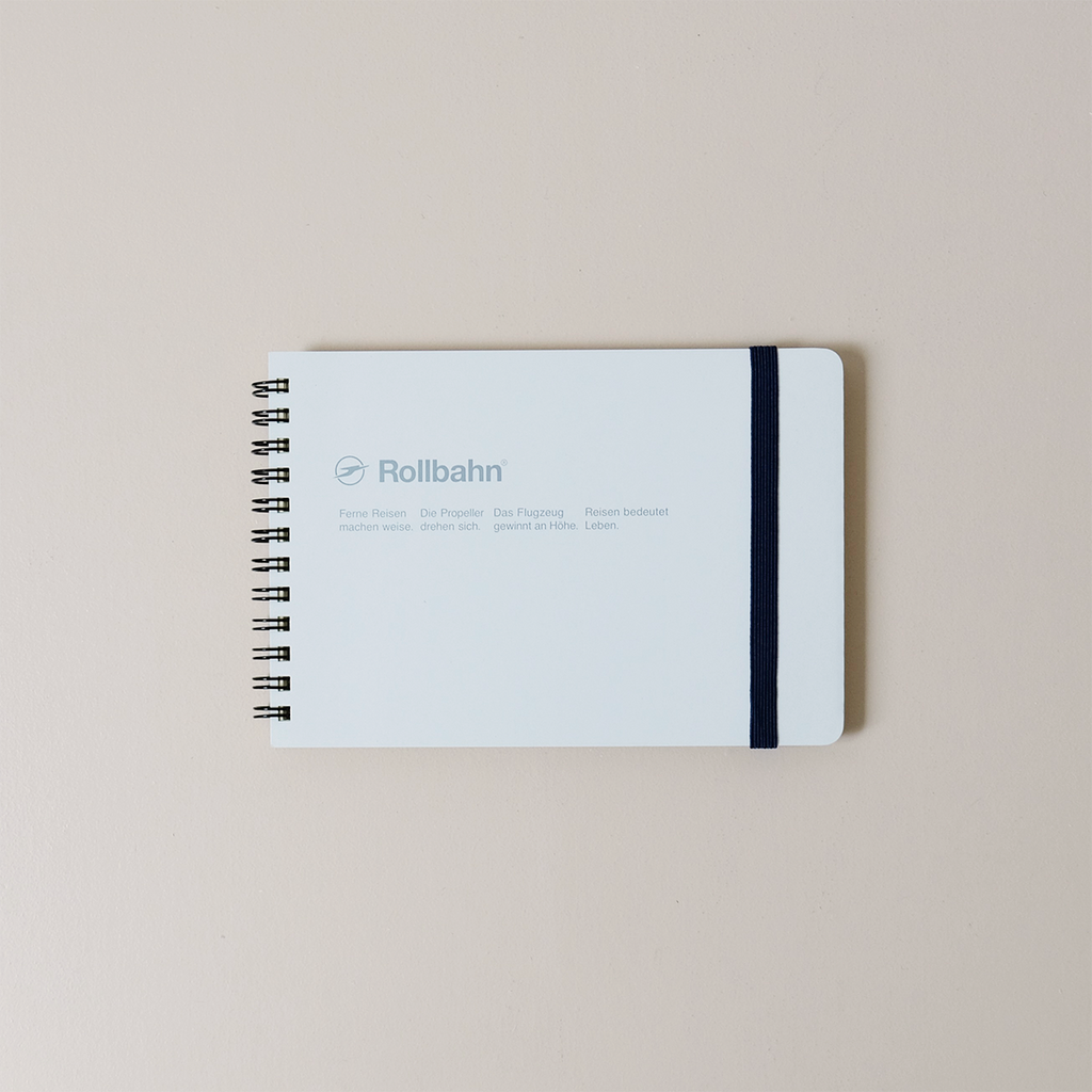 Horizontal Spiral Notebook White