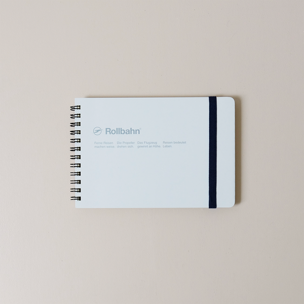 Horizontal Spiral Notebook White
