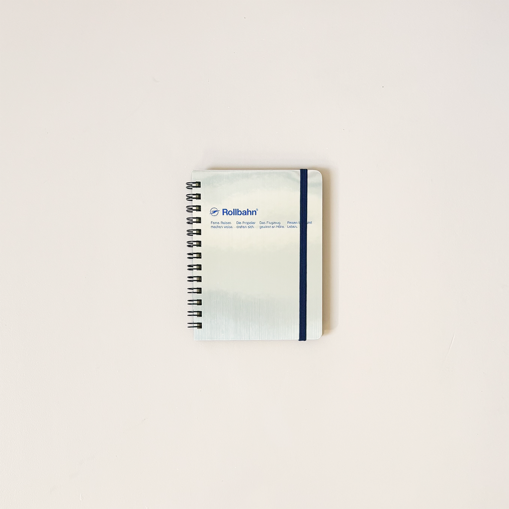 Spiral Notebook Pocket Memo Silver