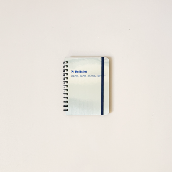 Spiral Notebook Pocket Memo Silver