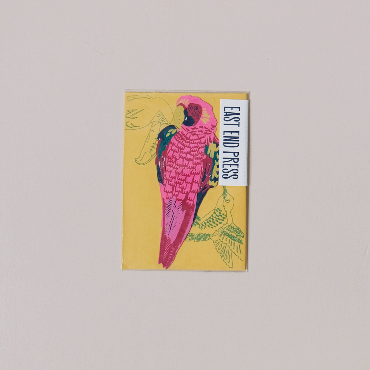 Parrot Note Card – Holliday