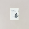 Petite Snowy Trees Happy Holidays Note Card Set/4