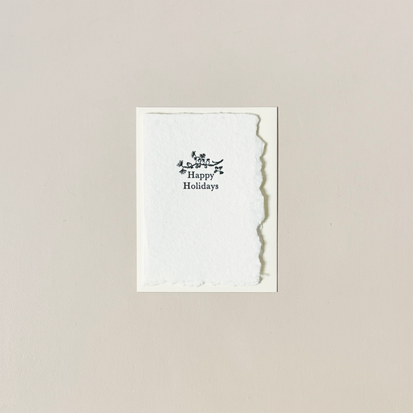 Winter Birds Happy Holidays Note Card