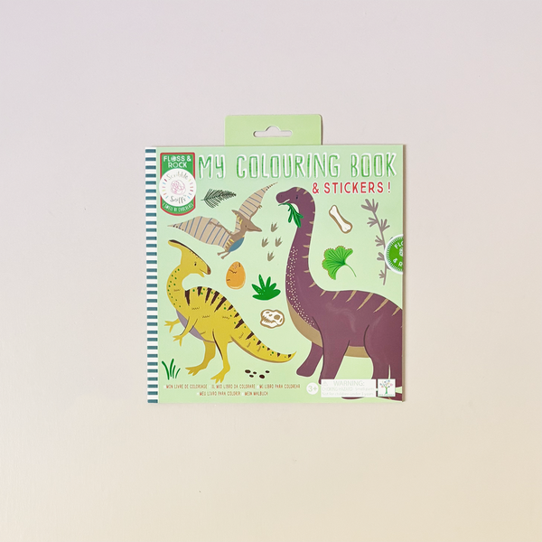 Dino Scribble Sniff Coloring Book