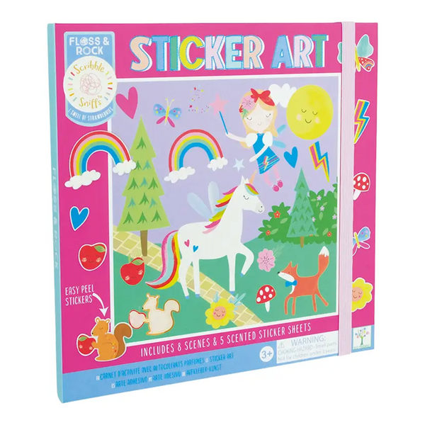 Rainbow Fairy Sticker Art