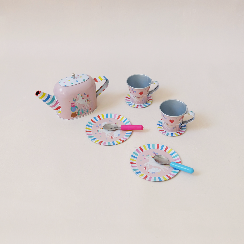 Rainbow Fairy Tin Tea Set