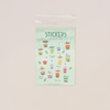 Bubble Tea Clear Stickers