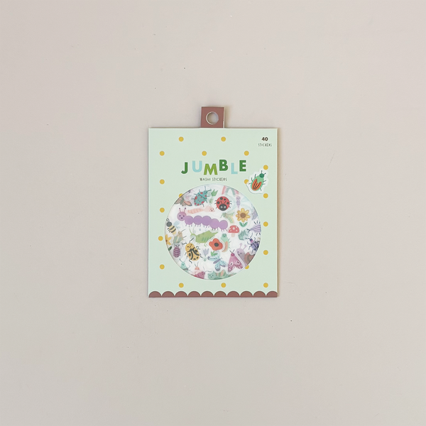 Bugs Jumble Washi Stickers