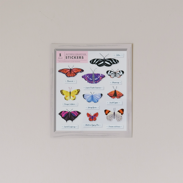 Butterfly Curio Sticker Collection