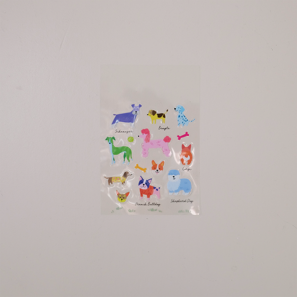 Dogs Clear Stickers