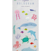 Ocean Animals Hologram Stickers