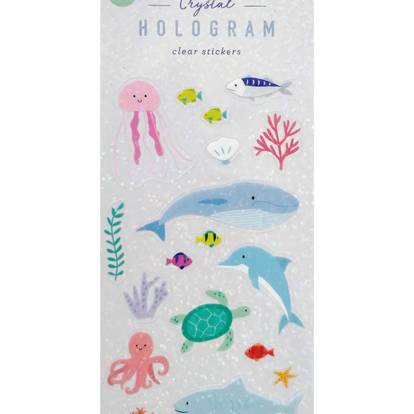 Ocean Animals Hologram Stickers