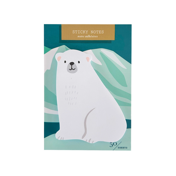 Polar Bear Die Cut Sticky Note