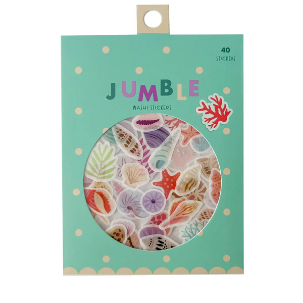 Seashells Jumble Washi Stickers