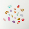 Seashells Jumble Washi Stickers