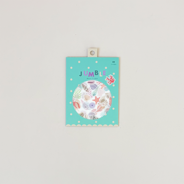 Seashells Jumble Washi Stickers