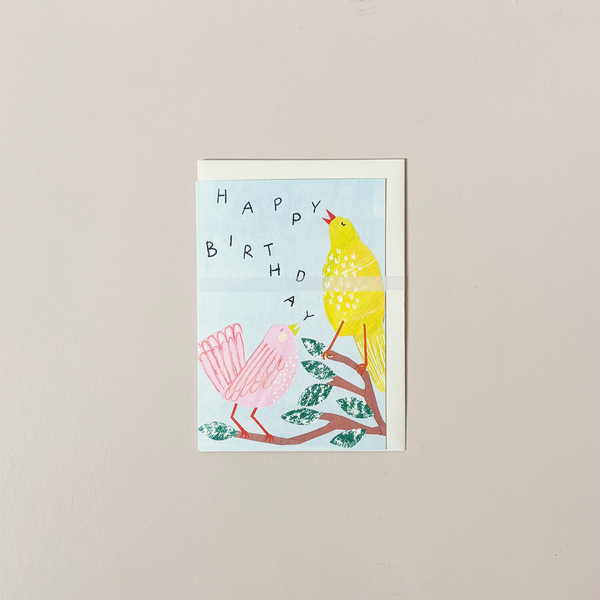 Birthday Birds Note Card