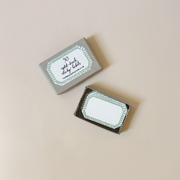 Small Loopy Green Labels