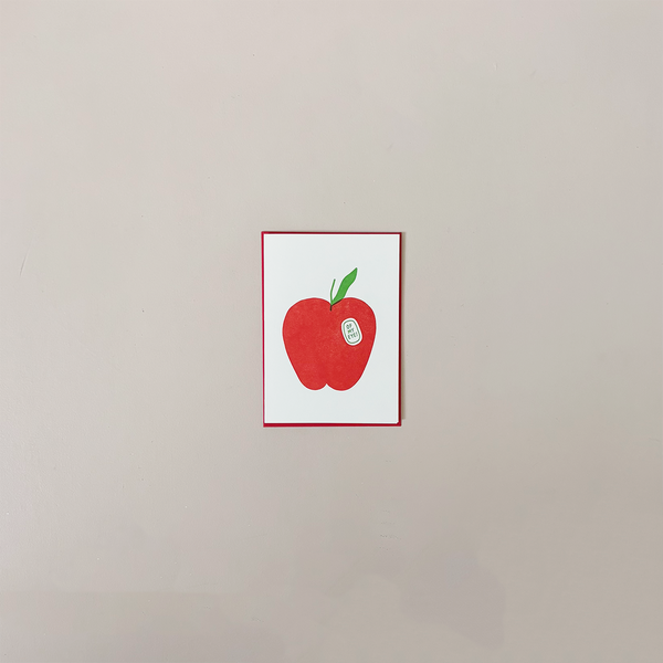 Apple Of My Eye Note Card