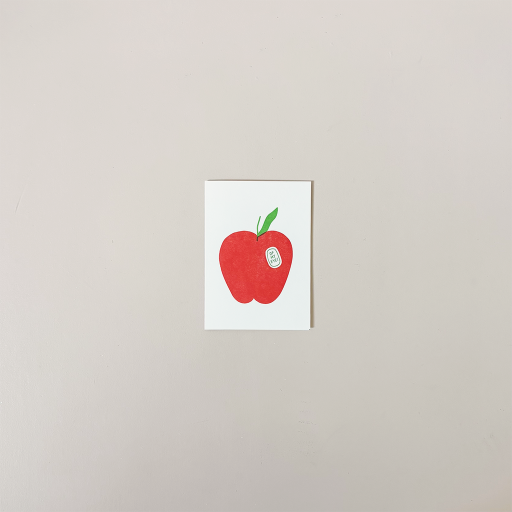 Apple Of My Eye Note Card