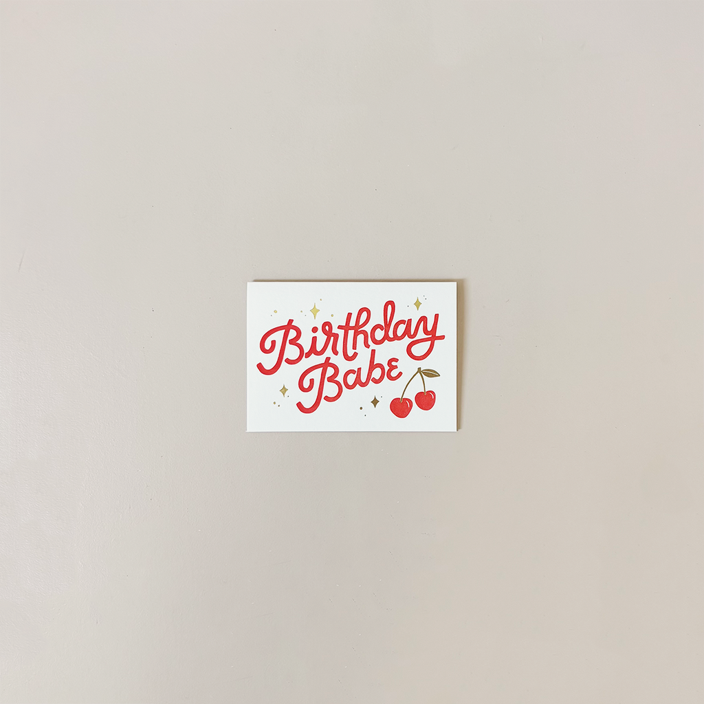 Birthday Babe Note Card