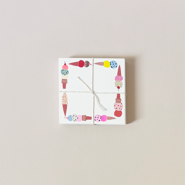 Ice Cream Square Mini Notes