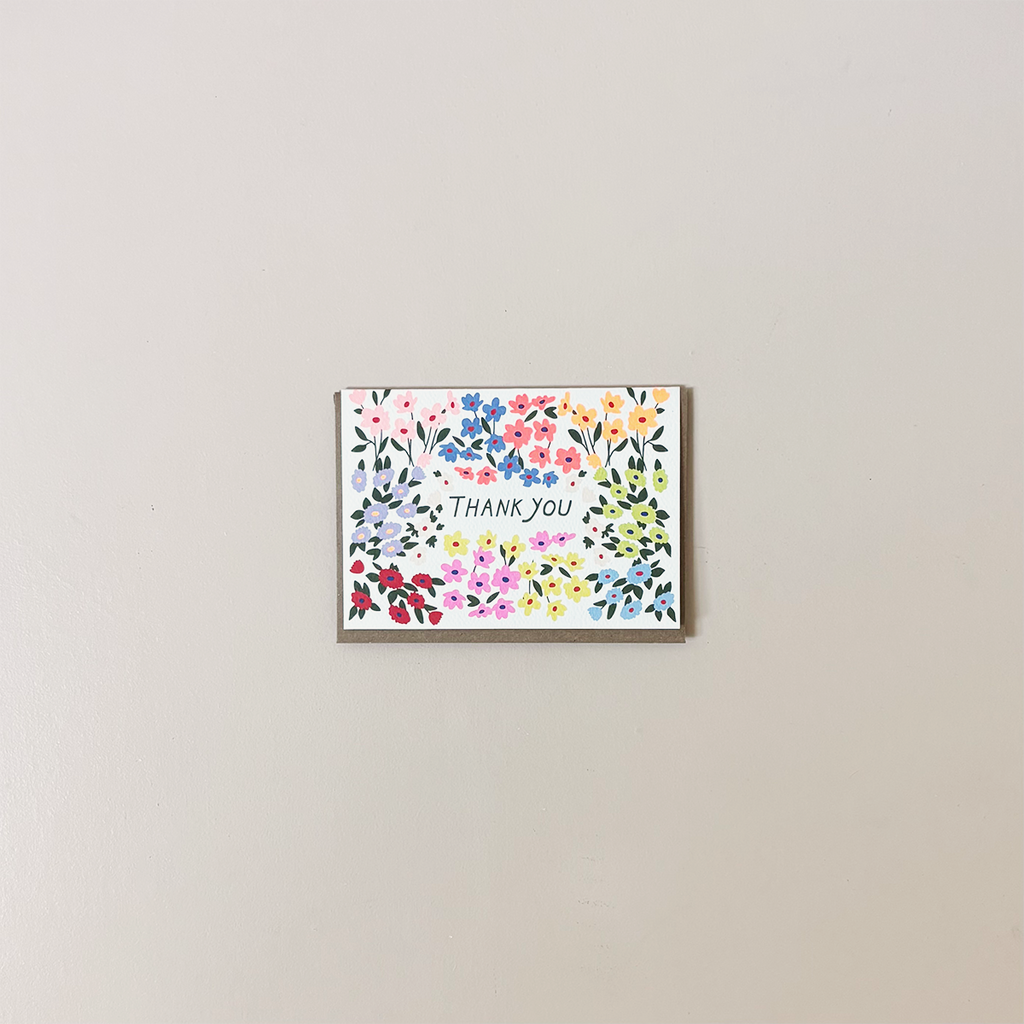 Thank You Cottage Garden Note Card