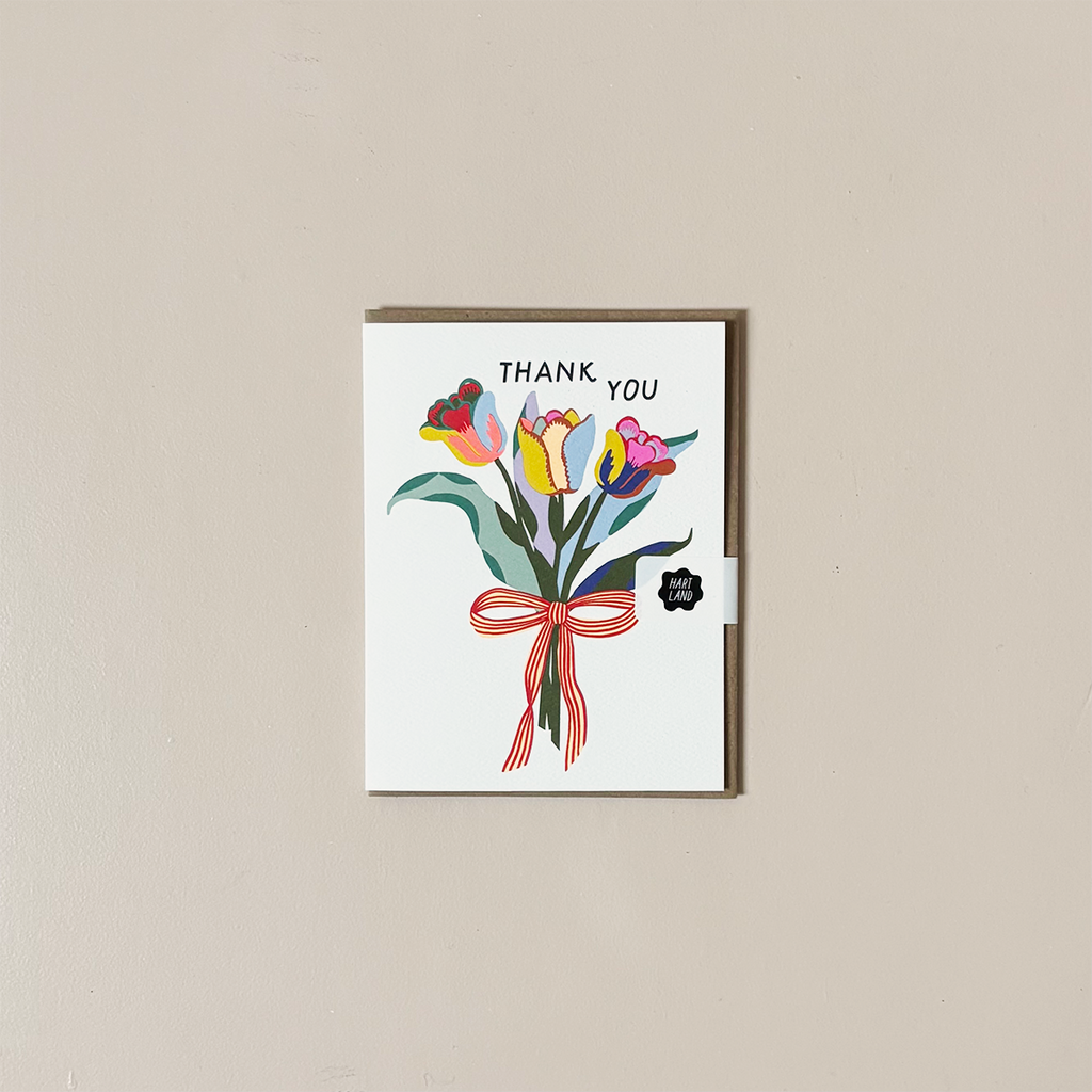 Thank You Tulips Note Card