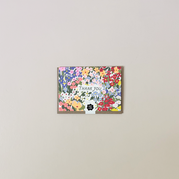 Thank You Wildflower Garden Note Card