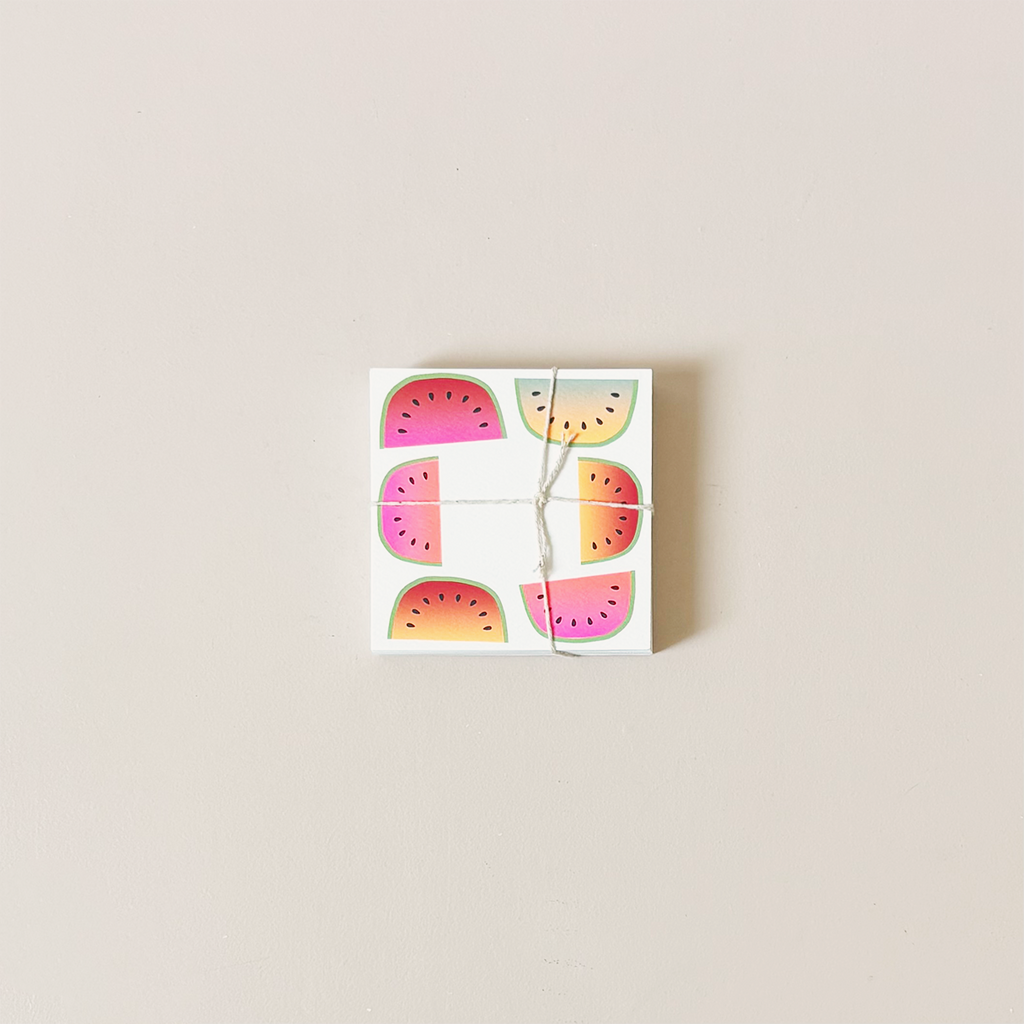 Watermelon Square Mini Notes
