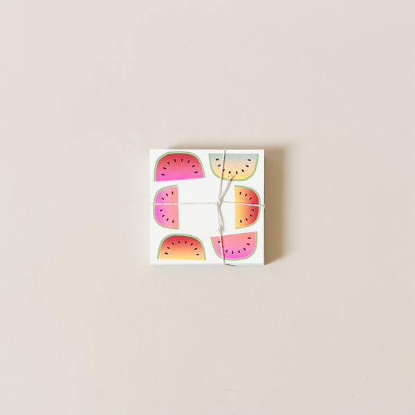 Watermelon Square Mini Notes