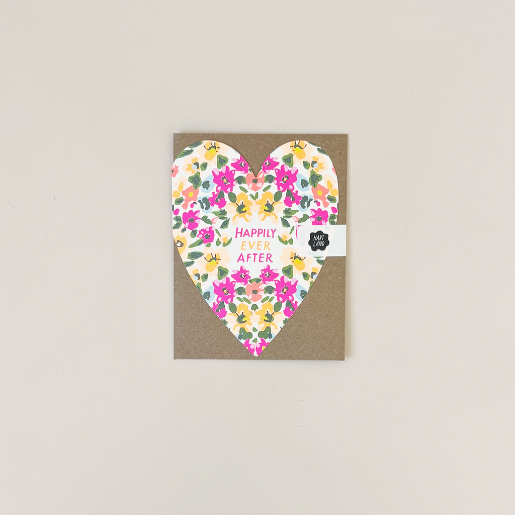 Happily Ever After Heart Note Card