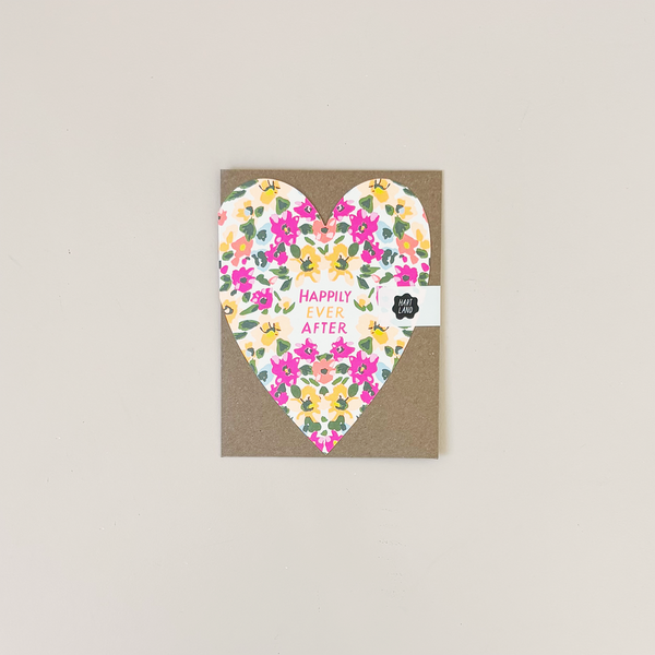 Happily Ever After Heart Note Card
