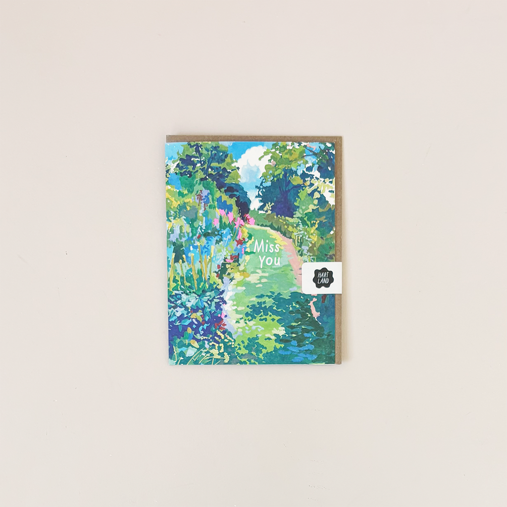 Miss You Note Card