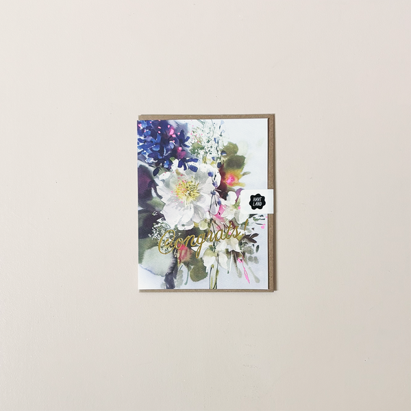 Congrats Bouquet Note Card