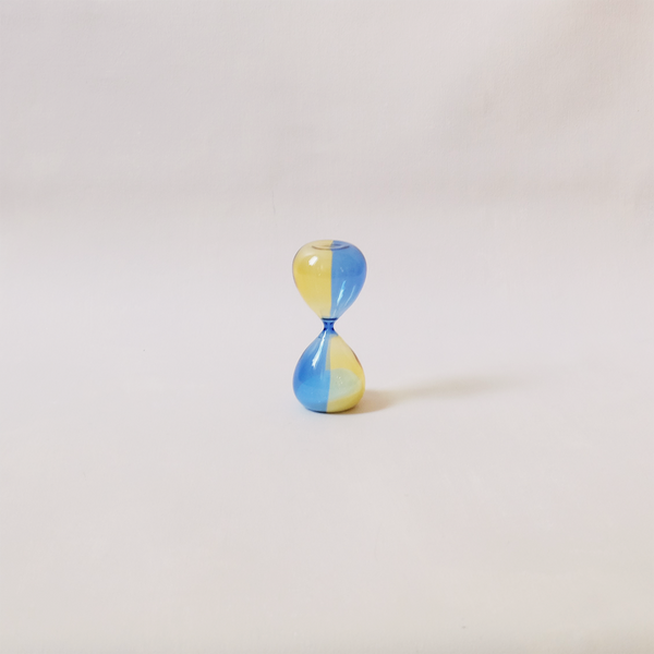 Bicolor Hourglass Yellow/Light Blue 5 Minute