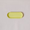 Steel Oval Tray Yellow