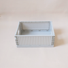 Foldable Store Crate Medium, Off White