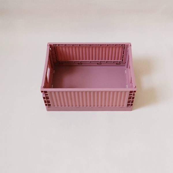 Foldable Store Crate Medium, Rose