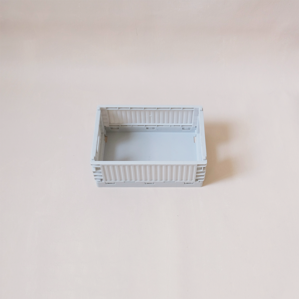 Foldable Store Crate Small, Off White