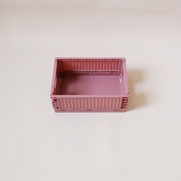 Foldable Store Crate Small, Rose