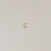 Crescent Moon Gold Plated Paper Clips