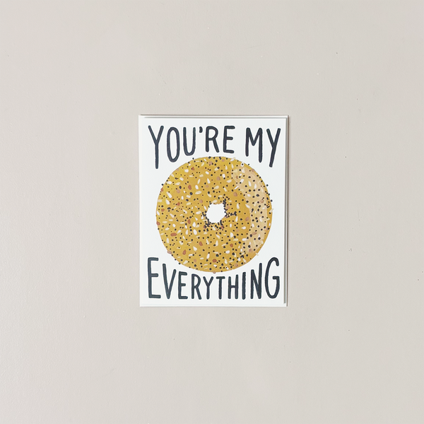 Everything Bagel Note Card