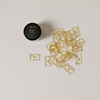 Love Letter Gold Plated Paper Clips